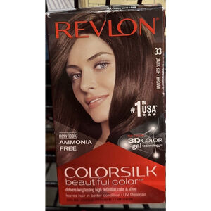 Revlon Colorsilk Beautiful W/Keratin #33 Dark Soft Brown Ammonia-Free Hair Color
